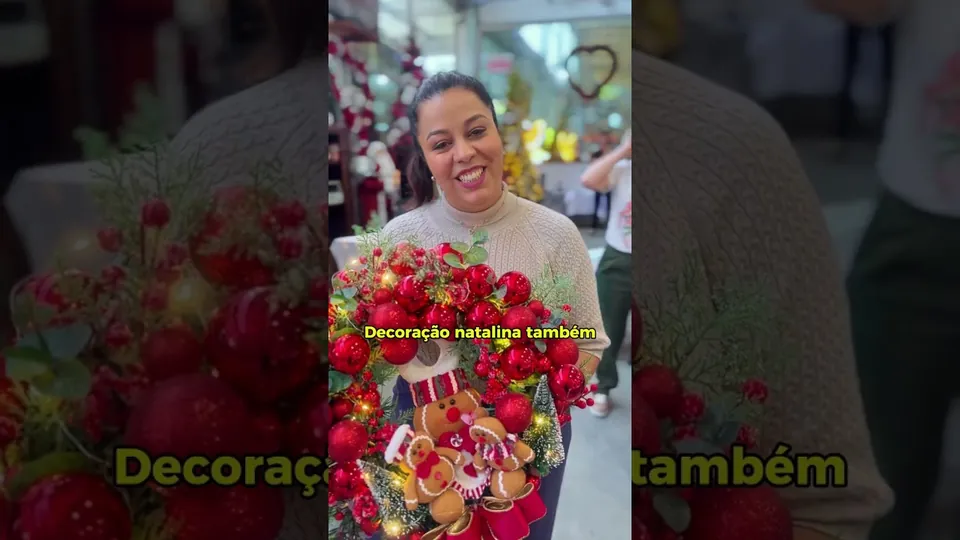 Depoimento em vídeo de alunas do curso Natal Encantado da Rose Decor.